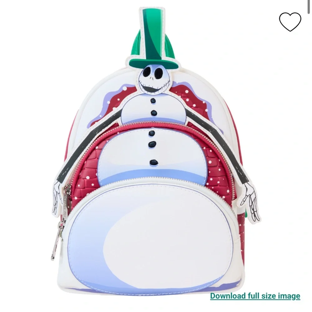 Loungefly The Nightmare Before Christmas Snowman Jack Skellington Set